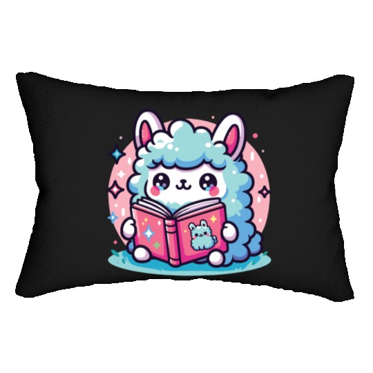 Little Cute Llama Lumbar Pillows