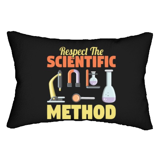 Respect the Scientific Method Science Teacher Geek Lumbar Pillows