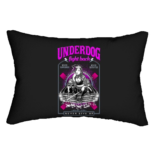 underdog fight back #1 Lumbar Pillows