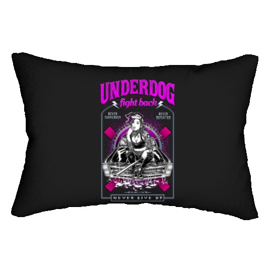 underdog fight back #1 Lumbar Pillows
