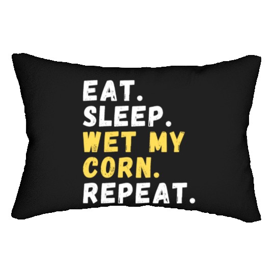Maize Grower Home Gardening Cornfield Lumbar Pillows