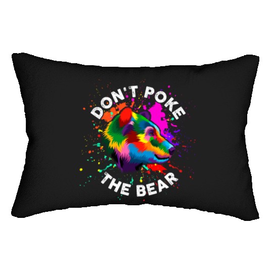 Don't Poke The Bear Lumbar Pillows