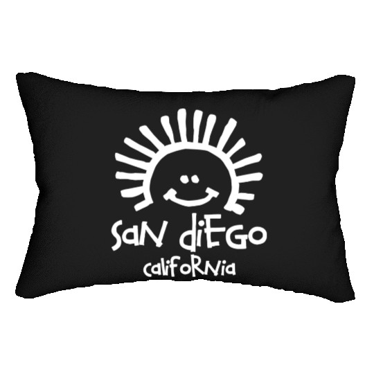 San Diego California Sun Souvenirs Gifts Lumbar Pillows