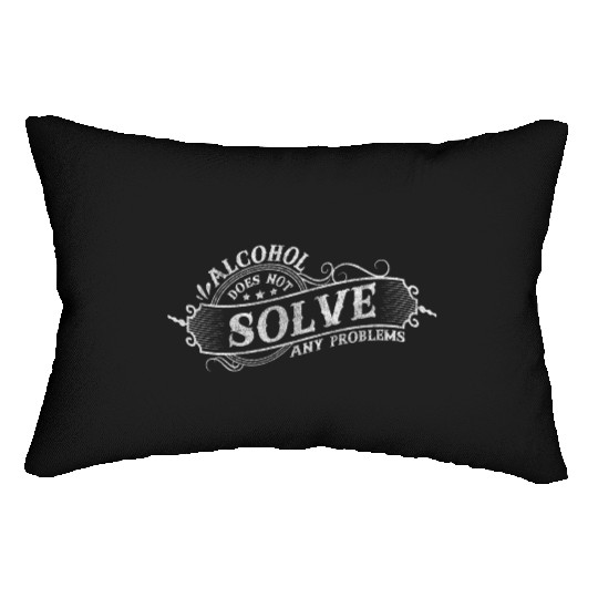 Alcohol Healthy Motivation Lumbar Pillows