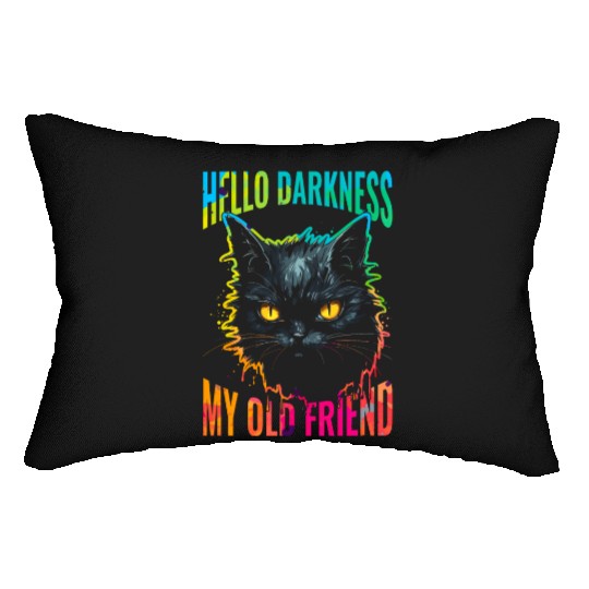 Hello Darkness My Old Friend Lumbar Pillows