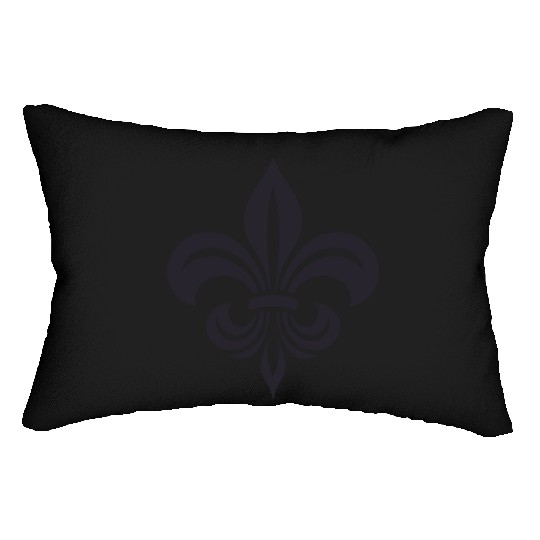 Simple French lily Design Lumbar Pillows