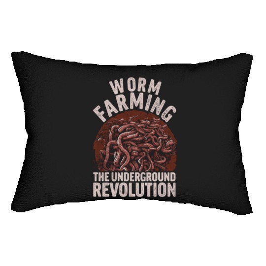 Worm Farming The Underground Revolution Lumbar Pillows