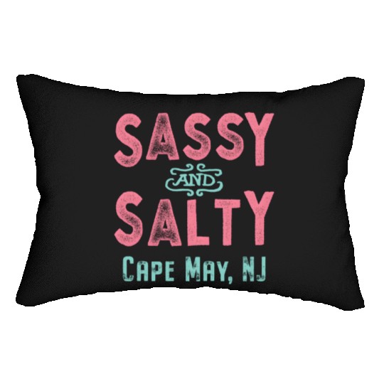 Cape May New Jersey Sassy And Salty Lumbar Pillows