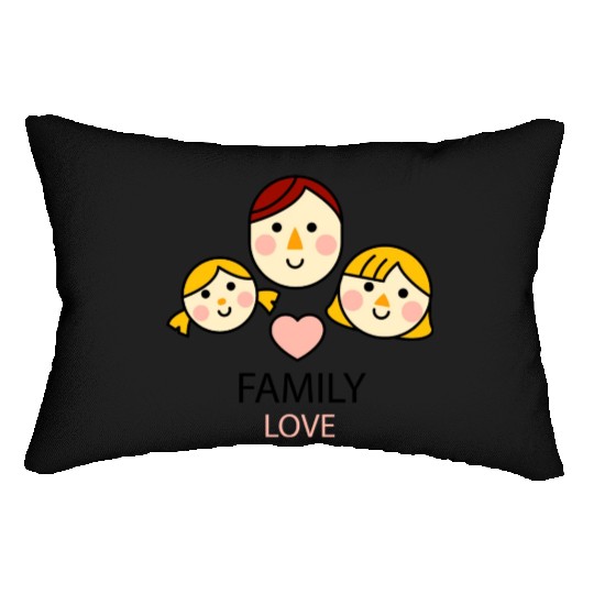 family love Lumbar Pillows
