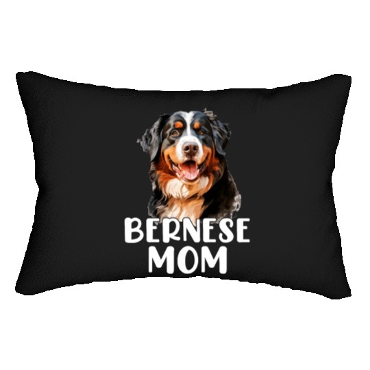 bernese mountain dog Lumbar Pillows
