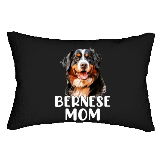bernese mountain dog Lumbar Pillows