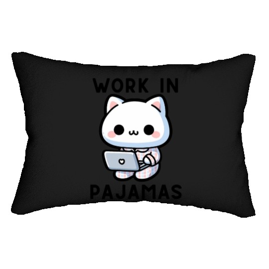 Work in Pajamas: Cozy Productivity Lumbar Pillows