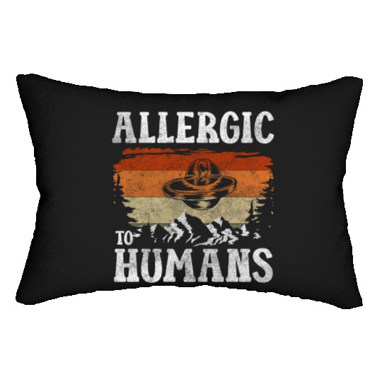 Aliens Area 51 Earth Astronaut Lumbar Pillows