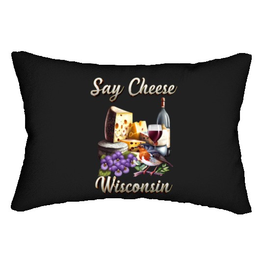 Say Cheese, Wisconsin Lumbar Pillows