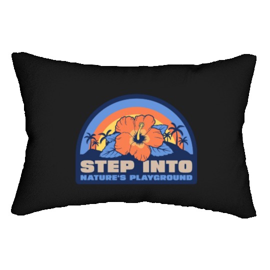 Step into Nature's playground Lumbar Pillows