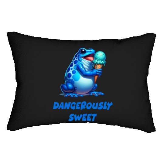 Poison dart frog Lumbar Pillows