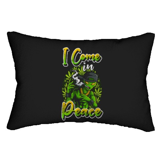 Alien Area 51 Science Fiction Lumbar Pillows