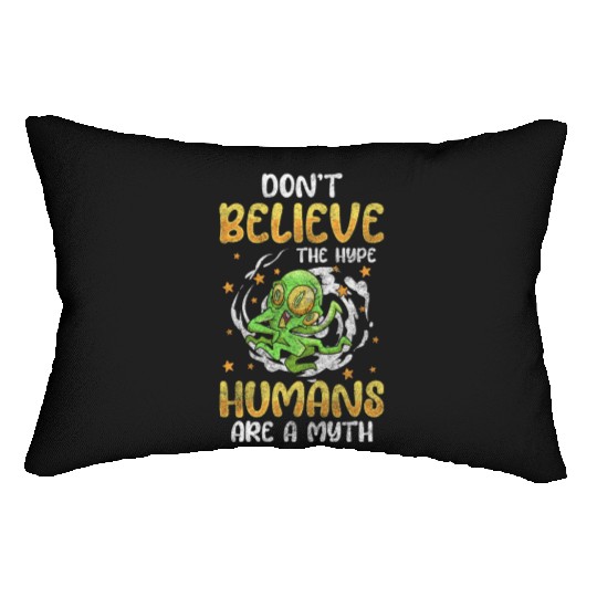Aliens Area 51 Earth Planet Lumbar Pillows