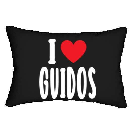 I Love Guidos Italian Urban Macho Party Lumbar Pillows