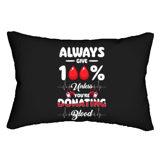 Blood Donation Thank You Savior Lumbar Pillows