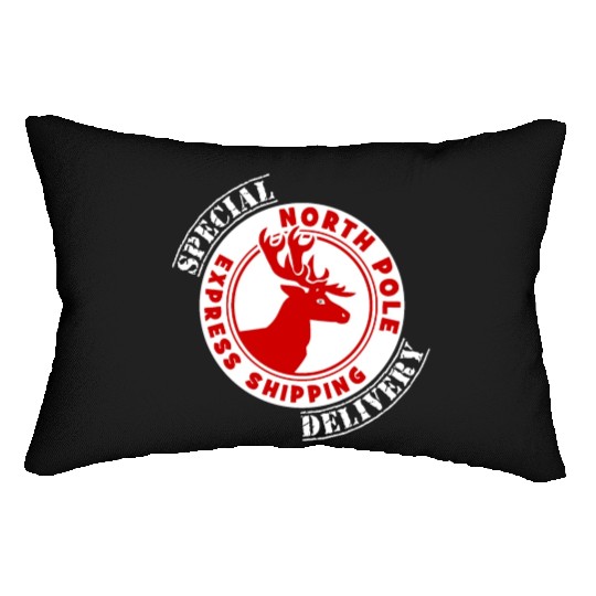 NORTH POLE SPECIAL DELIVERY Lumbar Pillows