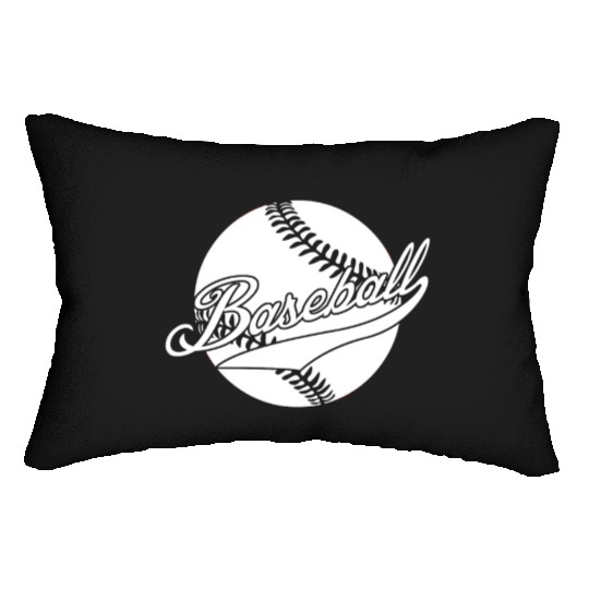 Baseball Bat Baseball Player Lumbar Pillows