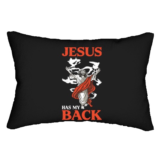 Jesus Has My Back 16 Lumbar Pillows