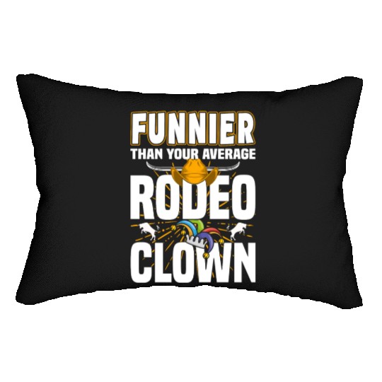 Rodeo Clown | Rodeo Cowboy Western Profession Lumbar Pillows
