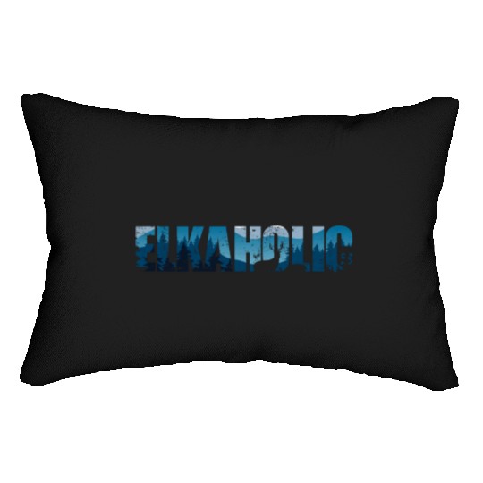 Elk Hunting Elkaholic Hunters Lumbar Pillows