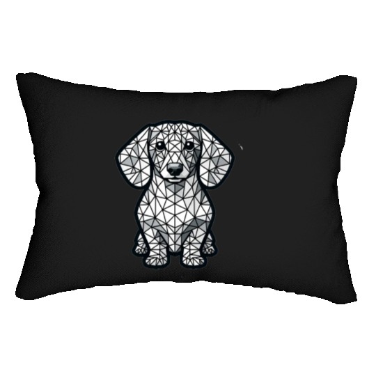 Harry the dachshund Lumbar Pillows