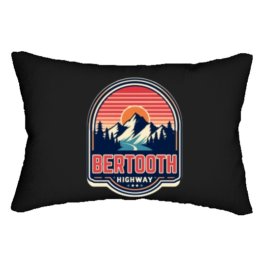Beartooth Highway US 212 Lumbar Pillows