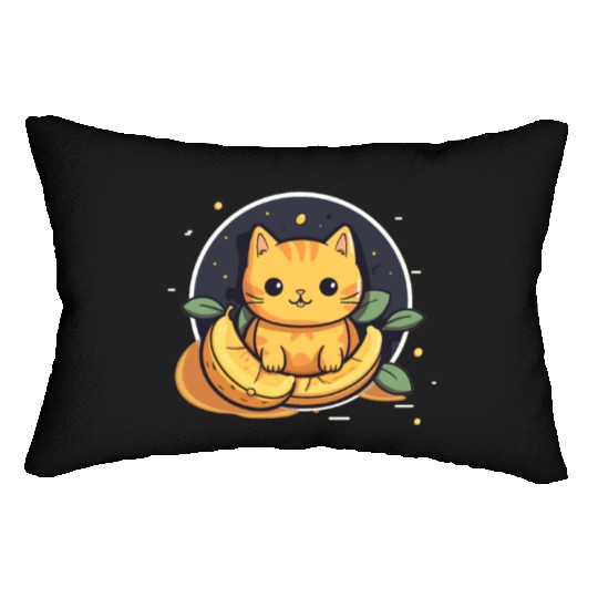 Cananae Banana Cats Cat Love Lumbar Pillows