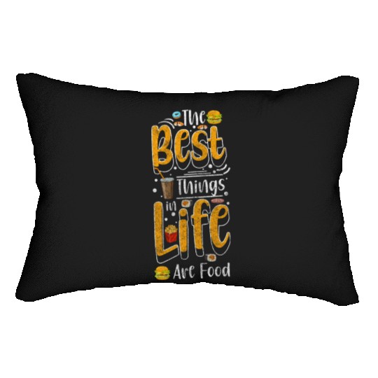 Food Delicious Menu Lumbar Pillows