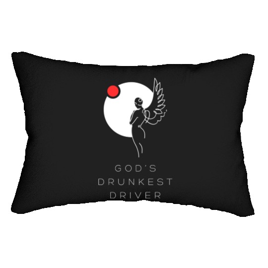 God's Drunkest Driver Lumbar Pillows