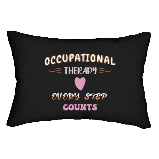 Occupational Therapy OTEvery Step Counts Vintage Lumbar Pillows