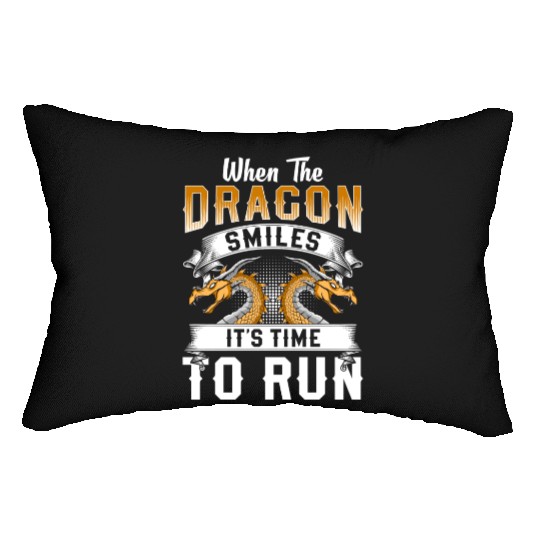 Dragon Mythical Creatures Flies Lumbar Pillows