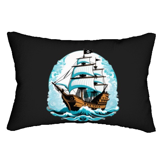 Pirate Ship 1 Lumbar Pillows