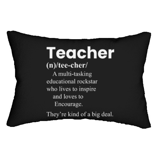Teacher Definition Teacher Appreciation Lumbar Pillows