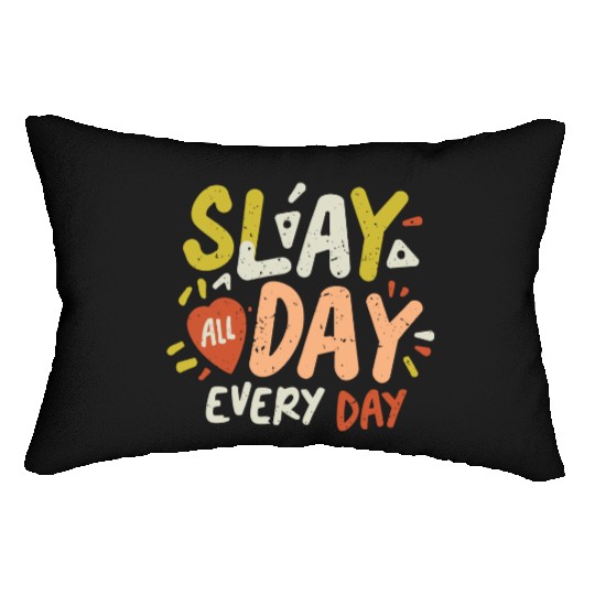 Slay in Style: Women's Day Fashion Extravaganza Lumbar Pillows