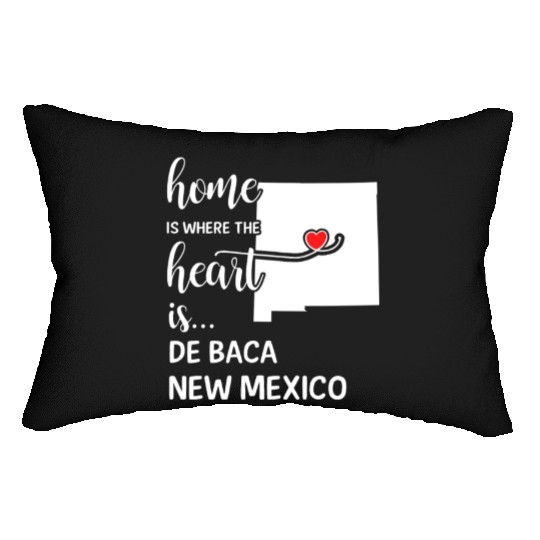 De Baca County New Mexico Is Where My Heart Is Lumbar Pillows