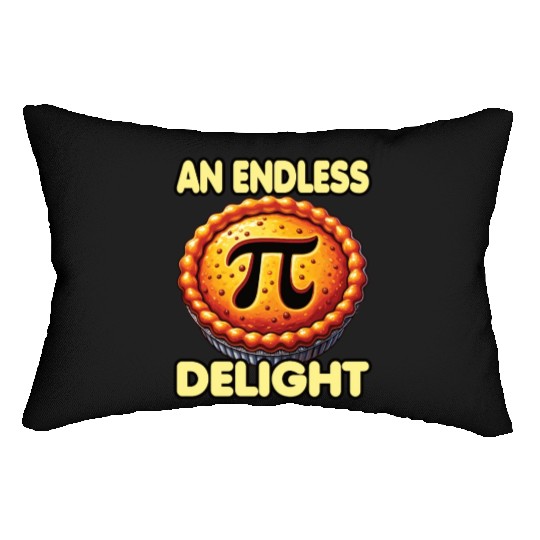 Pi Day 3.14 Nerd Humor & Math Symbol Fun Design Lumbar Pillows
