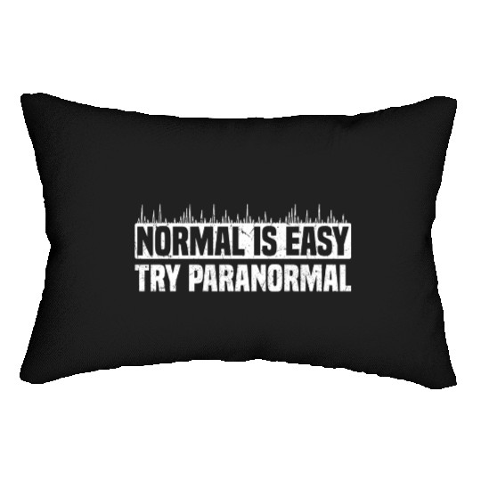 Gifts for Ghost Hunters | Paranormal Ghosts Lumbar Pillows