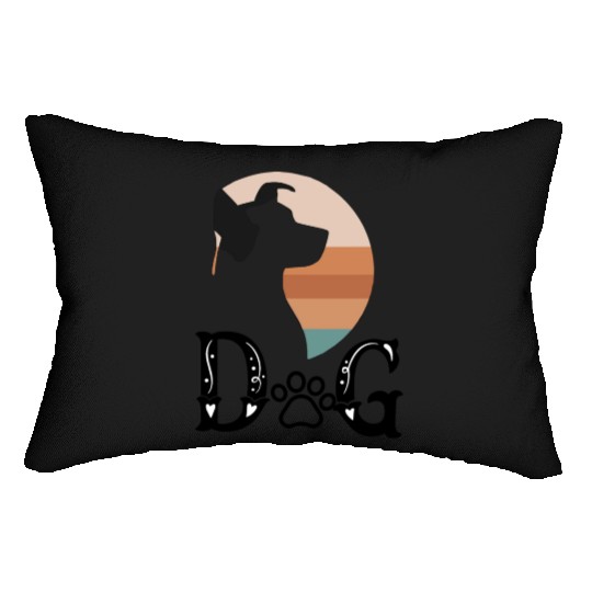 Joyful Tails Unleashing Happi Dogs Lumbar Pillows