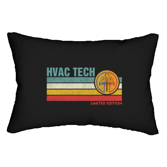 HVAC Technician Limited Edition Funny HVAC Mechani Lumbar Pillows