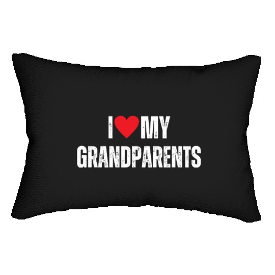I Love My Grandparents Lumbar Pillows