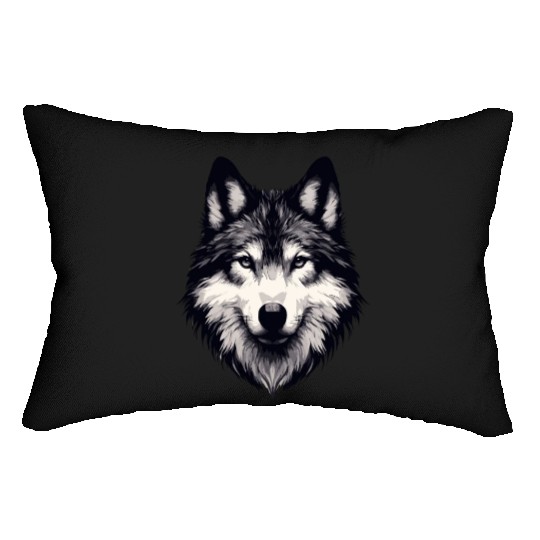 Mystic Alpha Wolf Lumbar Pillows