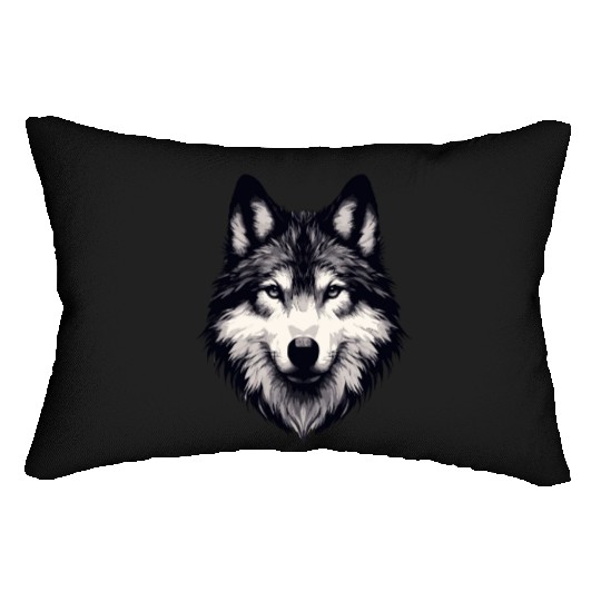 Mystic Alpha Wolf Lumbar Pillows