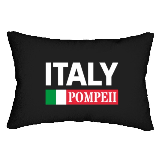 Italy Flag Pompeii Conservation Volcanic Eruption Lumbar Pillows