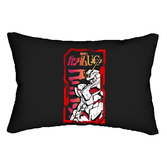 Gundam unicorn Lumbar Pillows
