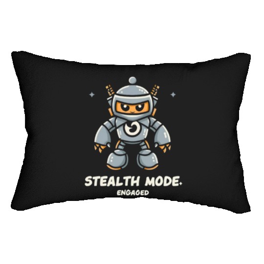 Ninja Robot: Stealth Mode: Engaged Lumbar Pillows